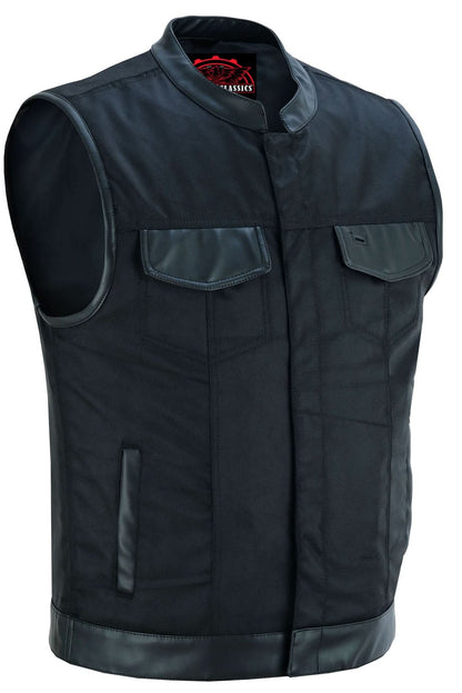 Concealed Snap Closure Vest