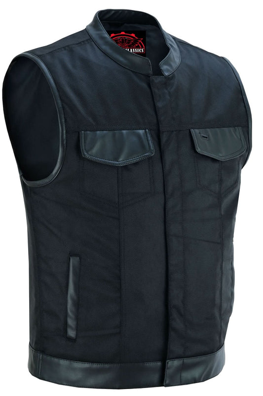 Concealed Snap Closure Vest