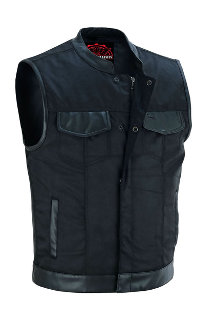 Concealed Snap Closure Vest