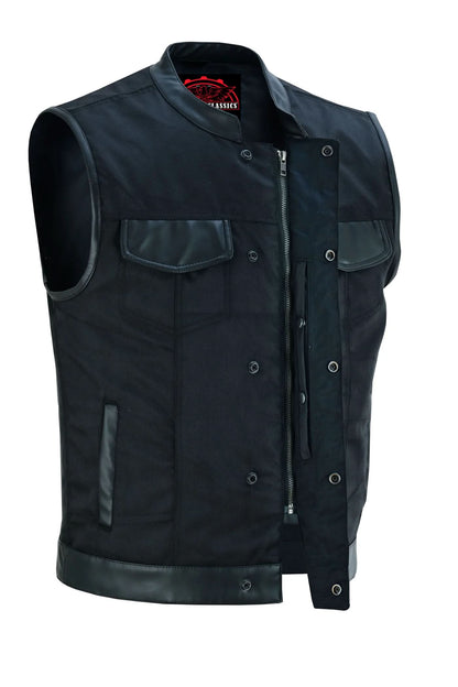 Concealed Snap Closure Vest