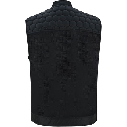 Mesh Heat Men's Black Mesh Textile Vest