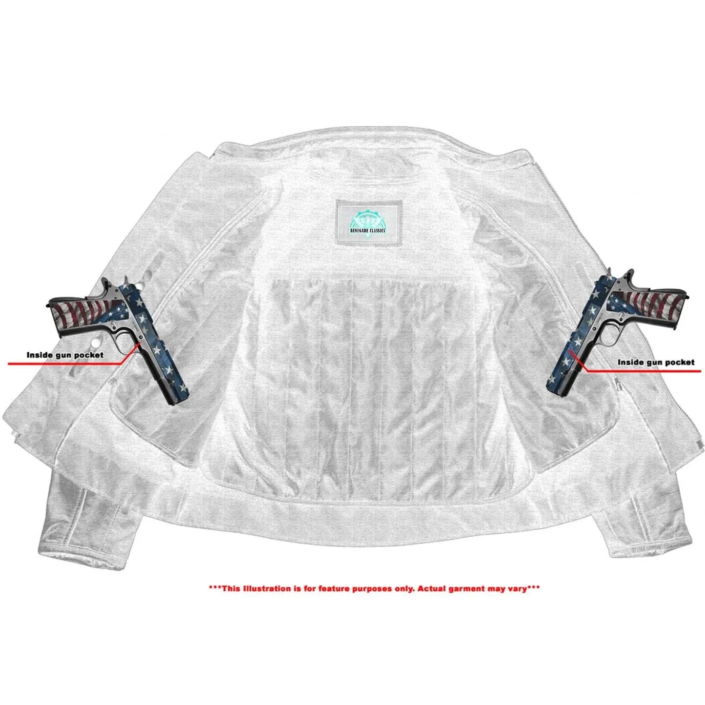 Women's Classic Plain Side Fitted M/C Style Jacket