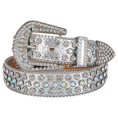Western Fashion Bling Bling Rhinestones Crystal Diamond Belts