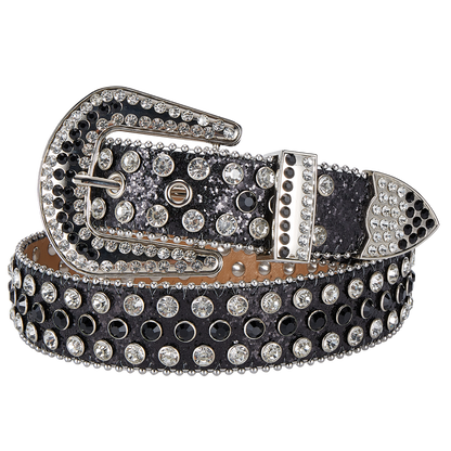 Western Fashion Bling Bling Rhinestones Crystal Diamonds Belt