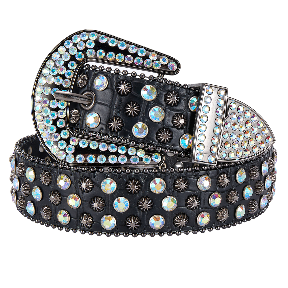 Western Fashion Bling Bling Rhinestones Crystal Diamond Belt