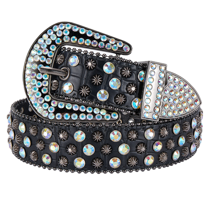 Western Fashion Bling Bling Rhinestones Crystal Diamond Belt