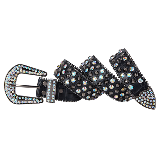 Western Fashion Bling Bling Rhinestones Crystal Diamond Belt