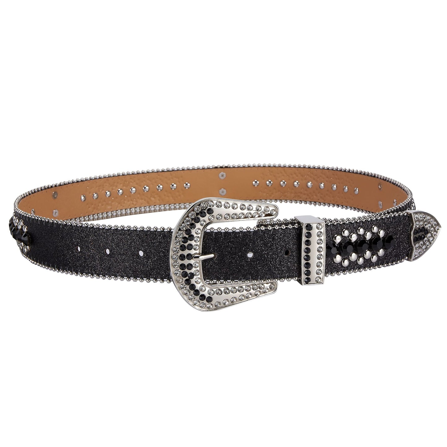 Western Fashion Bling Bling Rhinestones Crystal Studded Belt