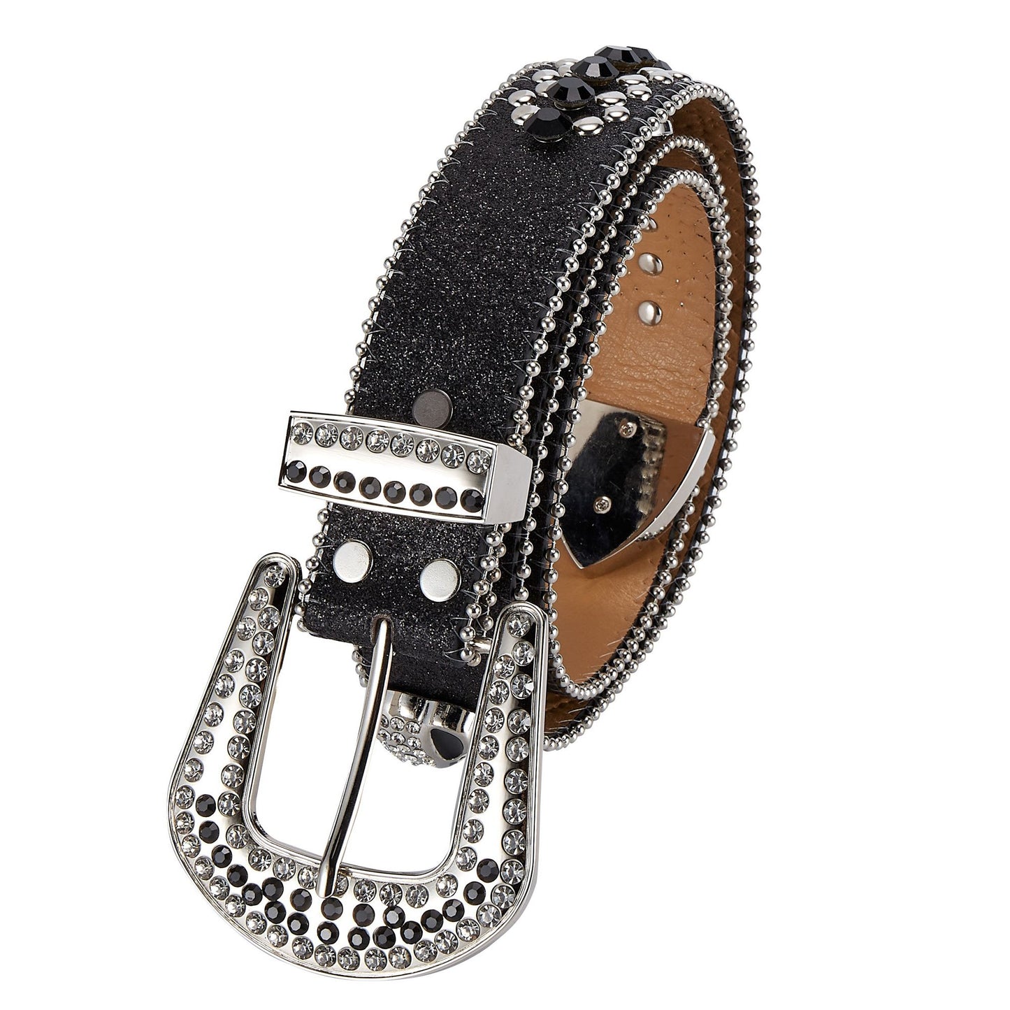 Western Fashion Bling Bling Rhinestones Crystal Studded Belt