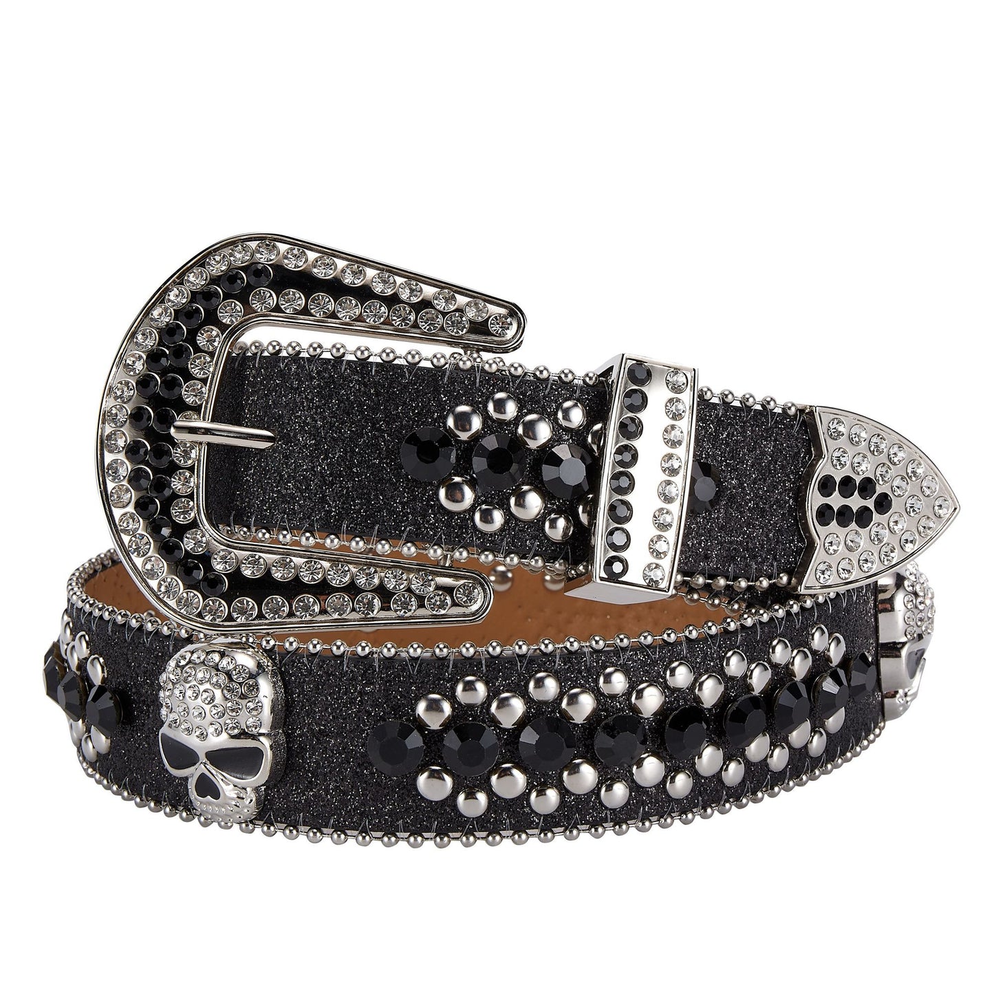 Western Fashion Bling Bling Rhinestones Crystal Studded Belt