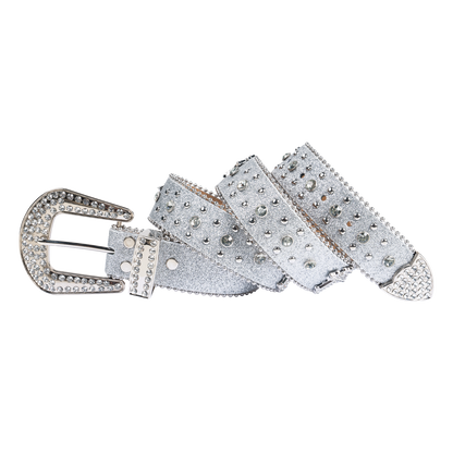 Western Fashion Bling Bling Rhinestones Crystal Diamond Belt