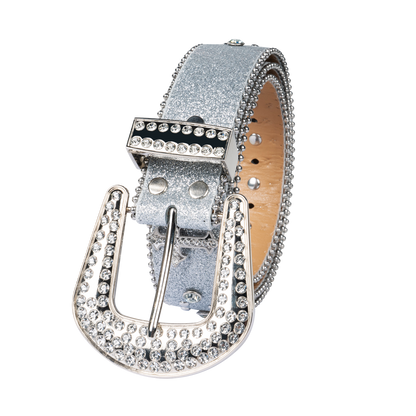 Western Fashion Bling Bling Rhinestones Crystal Diamond Belt