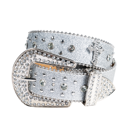 Western Fashion Bling Bling Rhinestones Crystal Diamond Belt