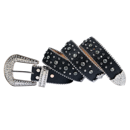 Western Fashion Bling Bling Rhinestones Crystal Diamonds Belt
