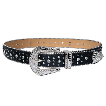 Western Fashion Bling Bling Rhinestones Crystal Diamonds Belt