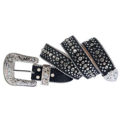 Premium Strap Bling Bling Rhinestones Crystal Diamond Belts