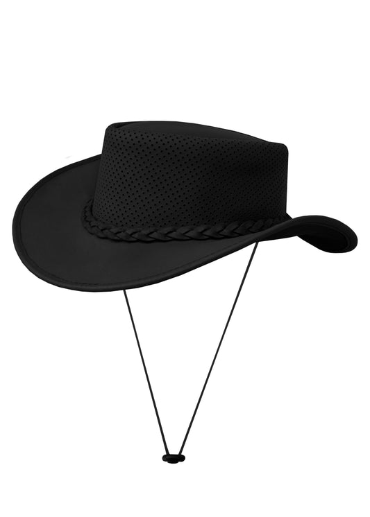 Black Leather Hat