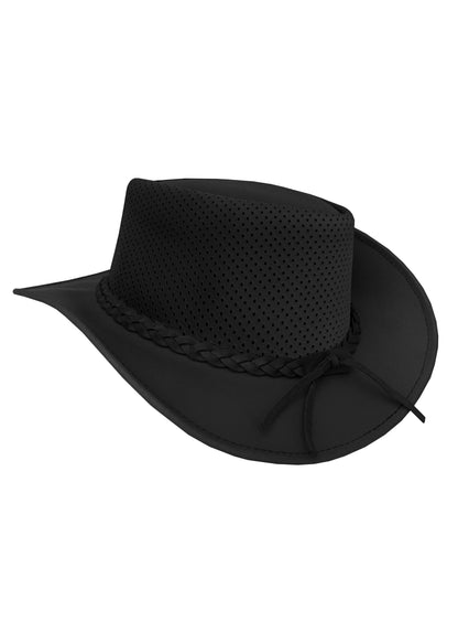 Black Leather Hat