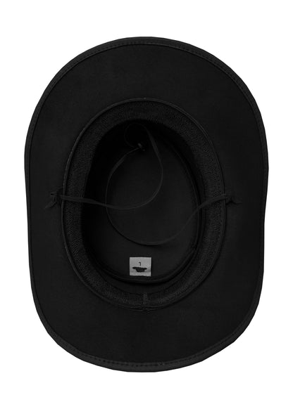 Black Leather Hat