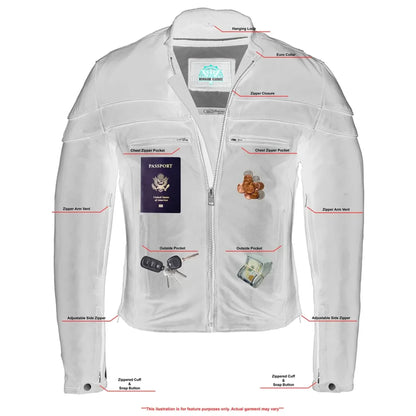 Men's Tall Sporty Scooter Jacket – Naked Cowhide