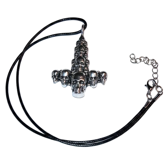 Skull Cross Pendant Necklace