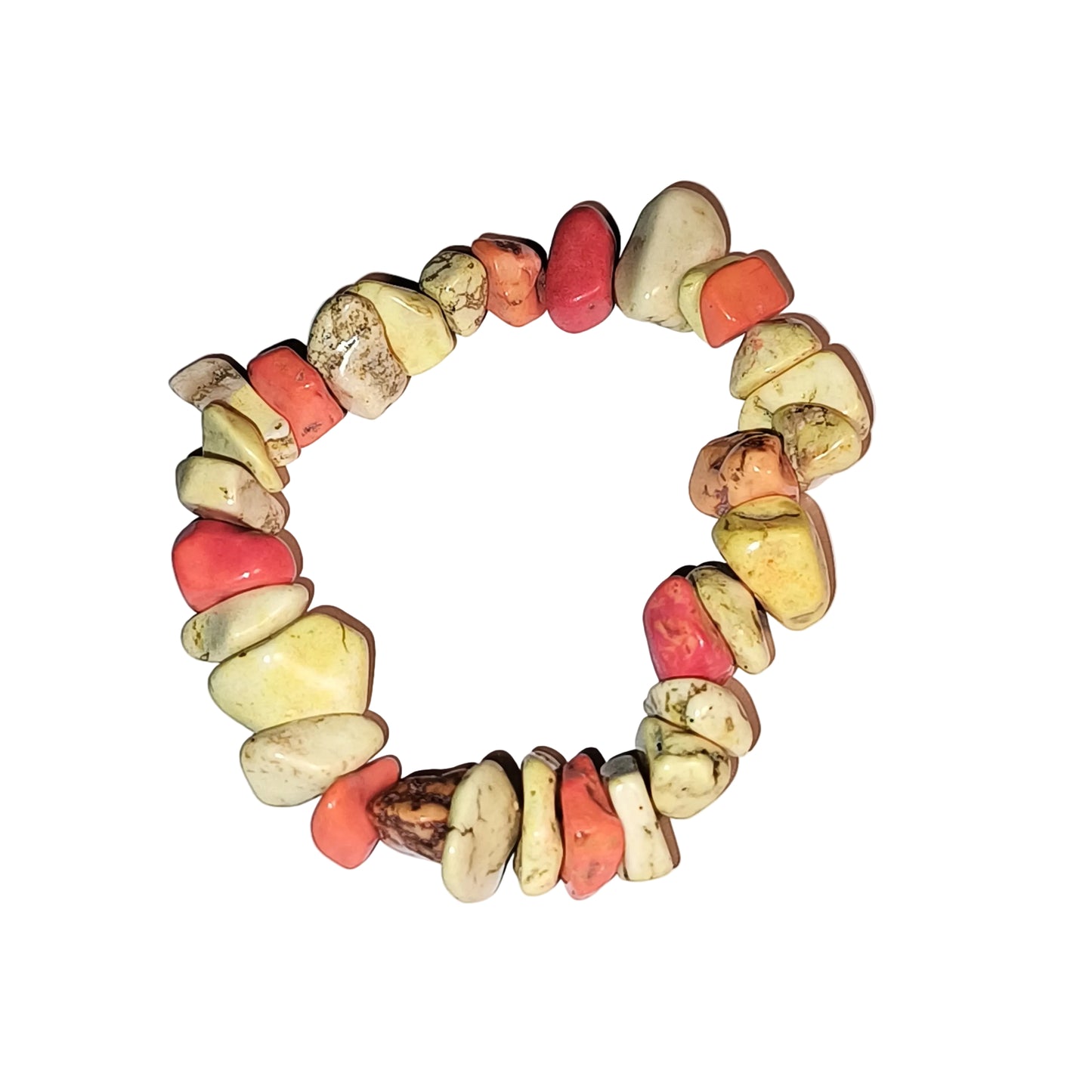 Amber with Howlite Bracelet