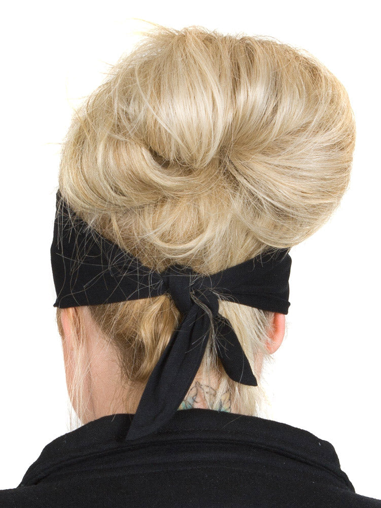 Tie-back Stretchy Rhinestone Bandana X Design, 3 Colors