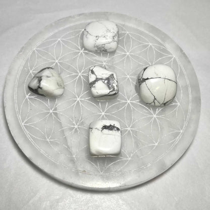 White Howlite Tumbled Stone