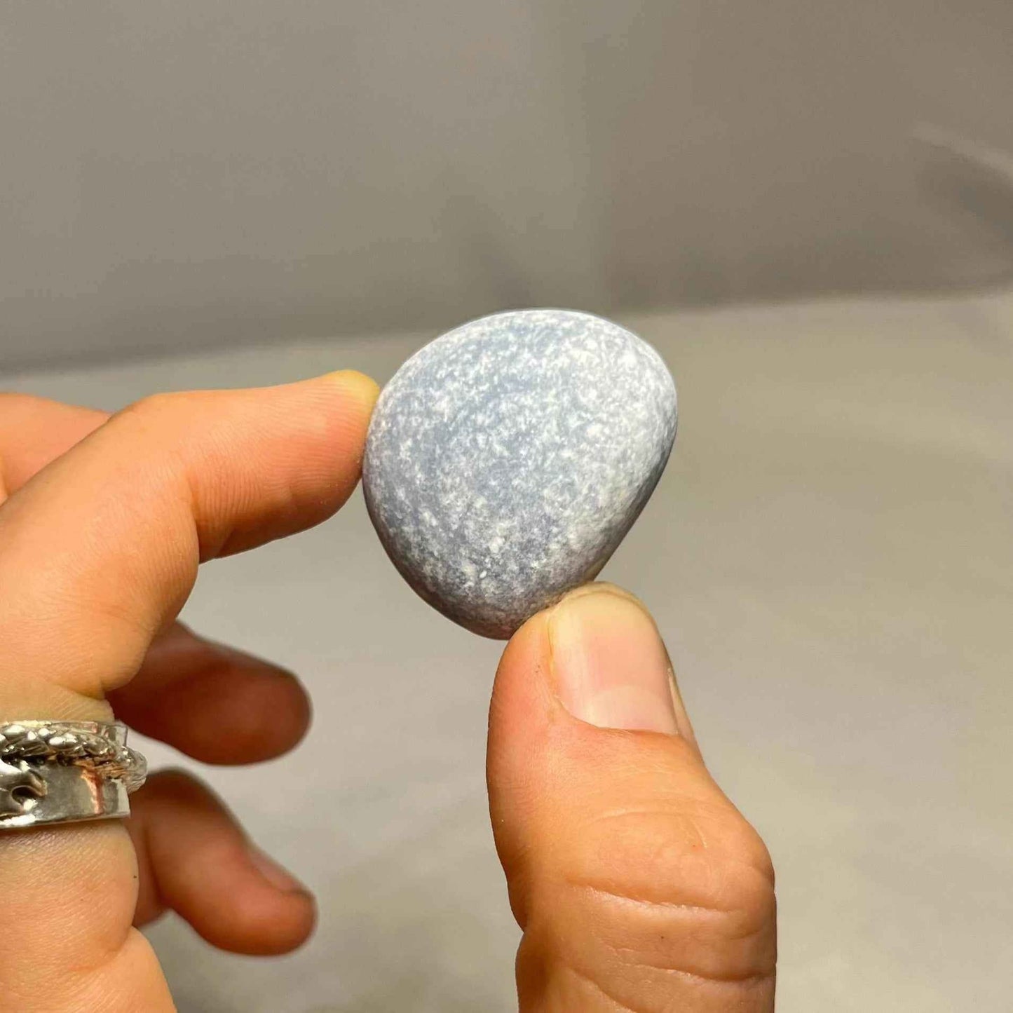 Angelite Tumbled Pocket Stone