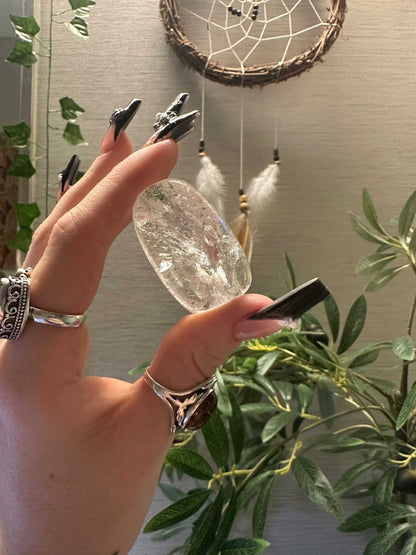 Clear Quartz Large Tumbled Stone