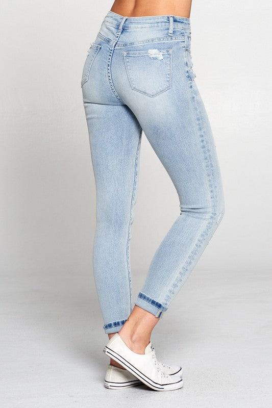 Mid- High Rise Skinny Jeans