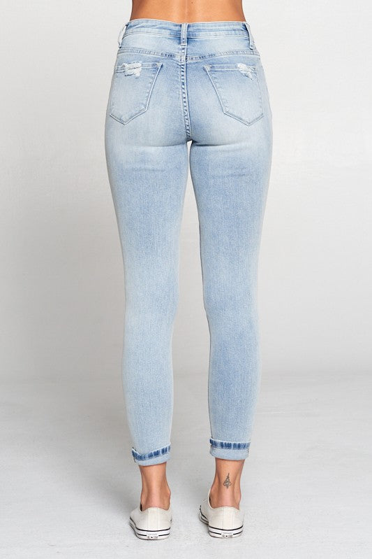 Mid- High Rise Skinny Jeans