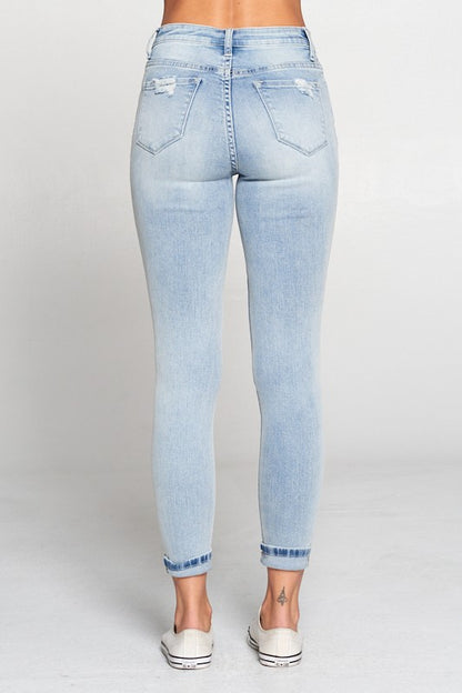 Mid- High Rise Skinny Jeans