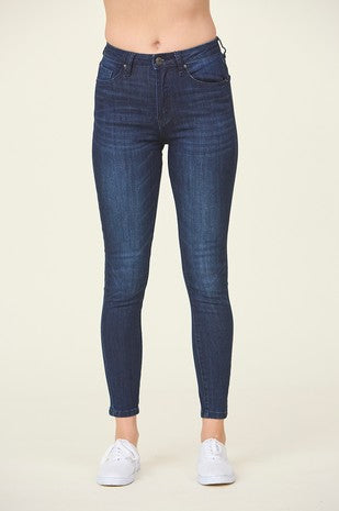 Dark Wash High Rise Skinny Jeans Demin Pants