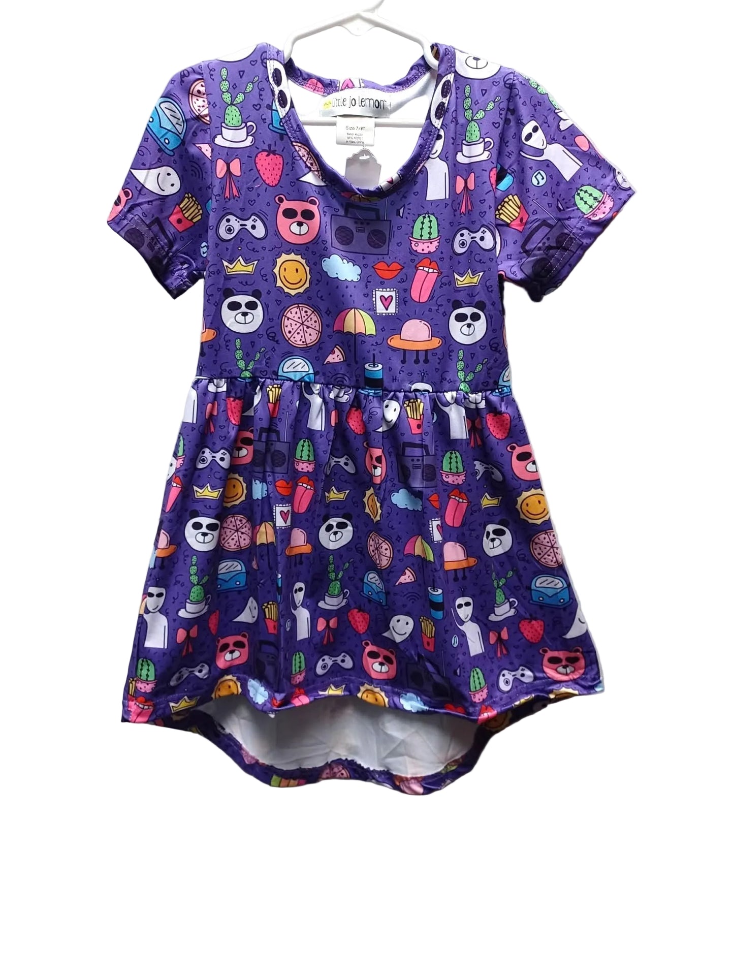 Little Jo Lemon Kid Fun Dress