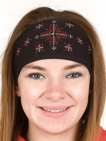 Tie-back Stretchy Rhinestone Bandana Biker Diamond Design, 4 Colors