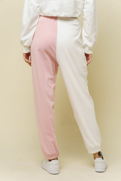 Pink & White Angel Active Jogger