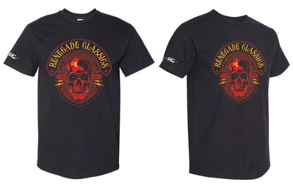 RC RENEGADE CLASSICS RED SKULL TSHIRT