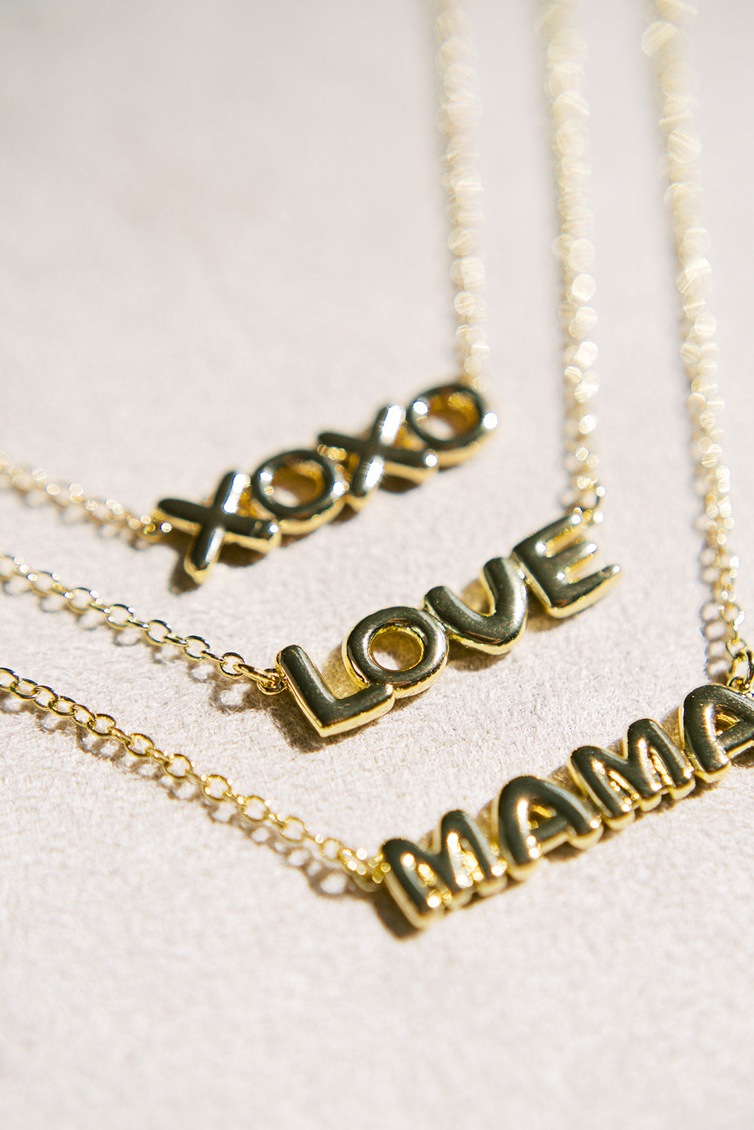 Bubble Letter Necklace