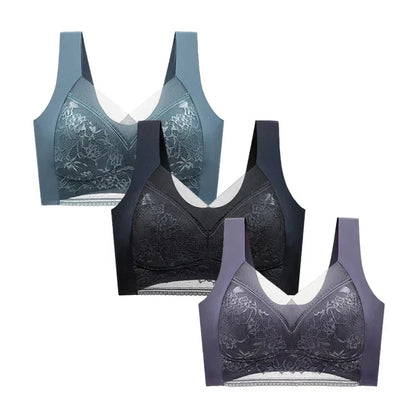 FallSweet 3PCS Lace Push Up Bras