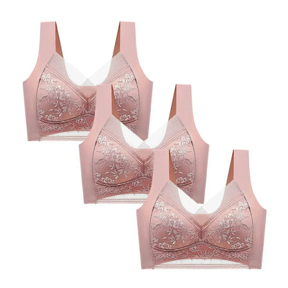 FallSweet 3PCS Lace Push Up Bras