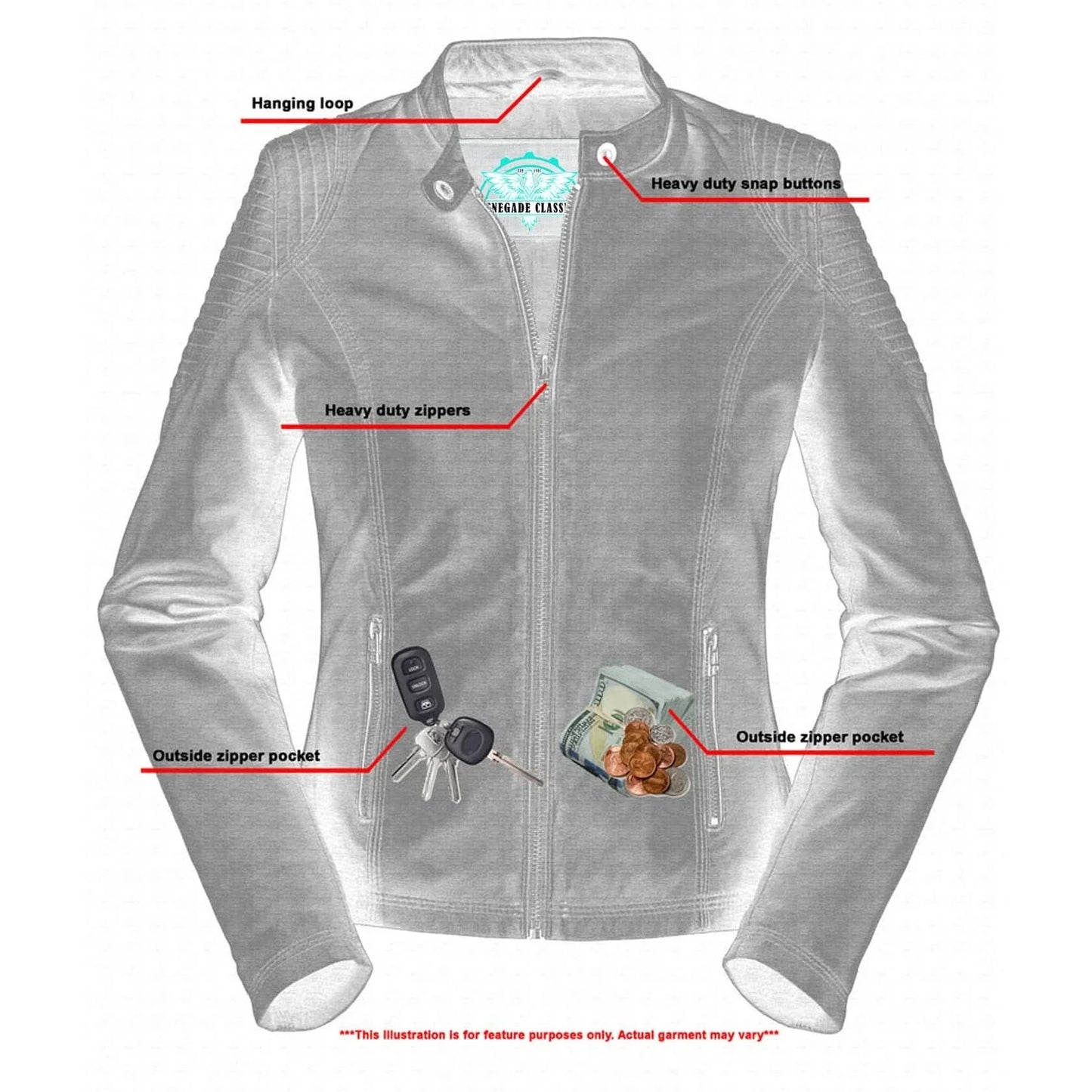 Cabernet - Women's Fashion Leather Jacket