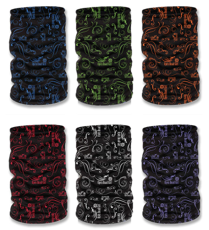 Scatter Open Road Girl Neck Gaiter 7 Colors