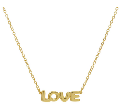 Bubble Letter Necklace