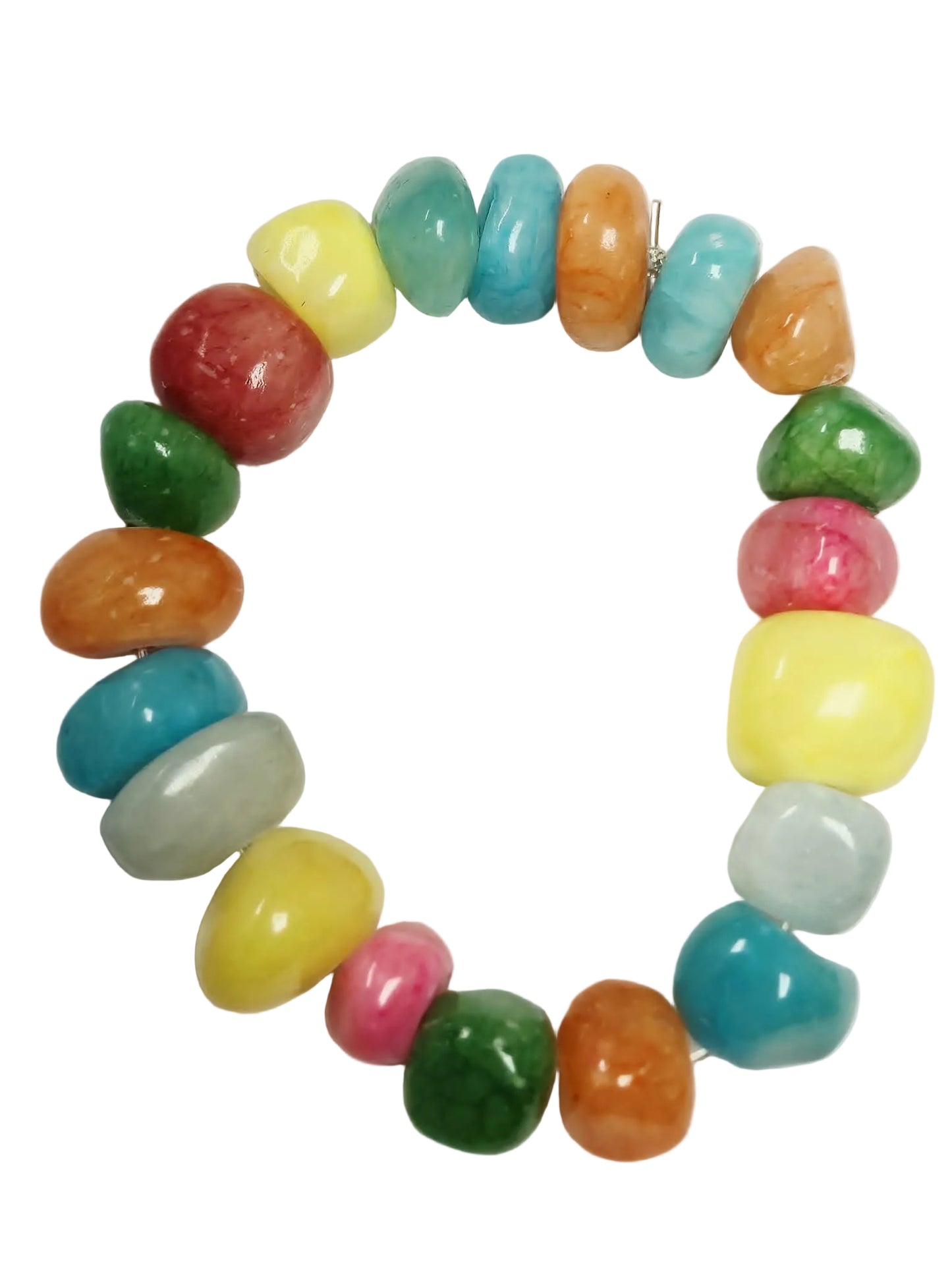 Dyed Agate Bracelet