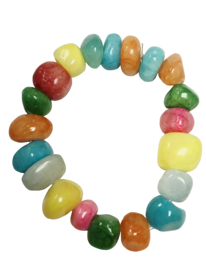 Dyed Agate Bracelet