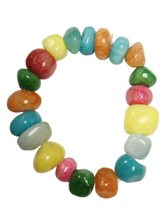 Dyed Agate Bracelet