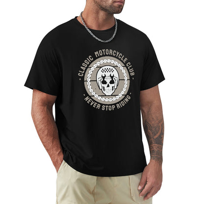 Classic Motorcycle Club Men's T-shirt 100% Cotton