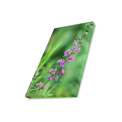 Purple Bloom Framed Canvas Print