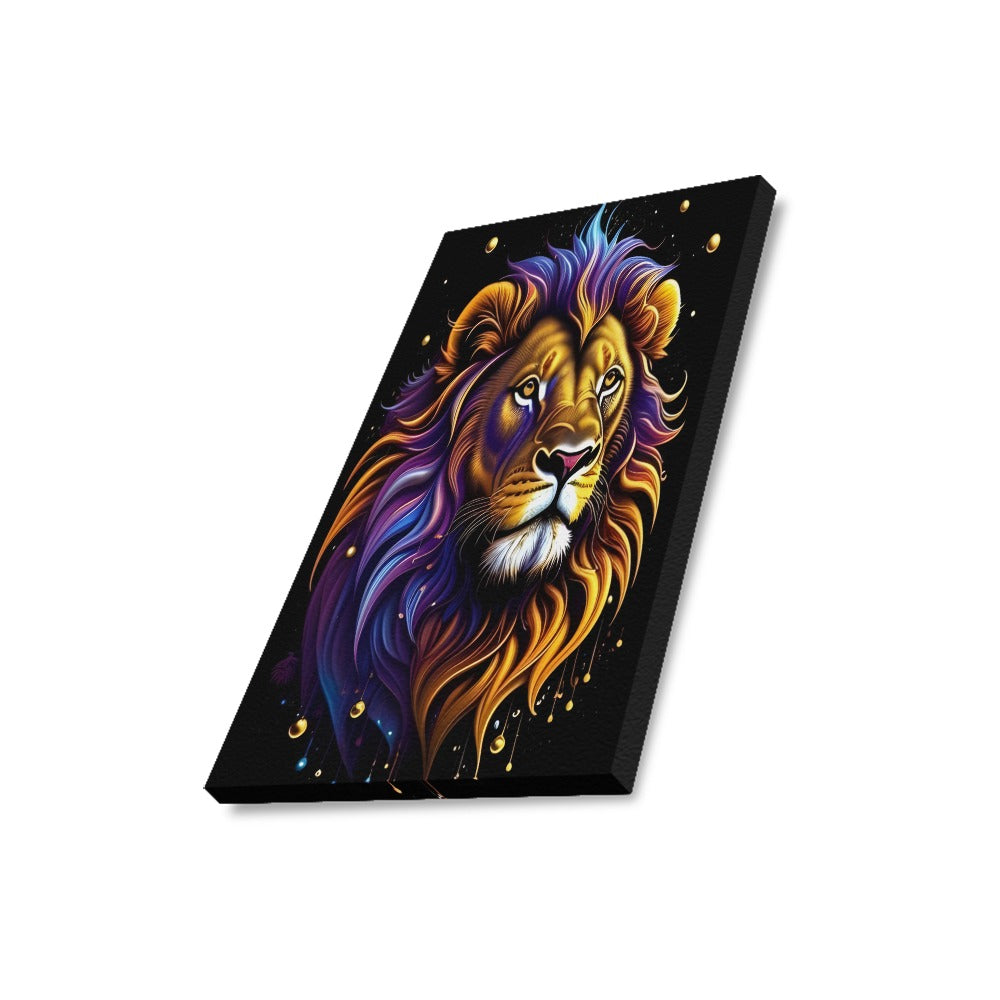 Lion Framed Canvas Print